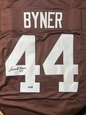 Earnest Byner Signed Jersey Beckett Authenticated