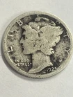 1925 Mercury dime, 90% silver, By REEDERSONG