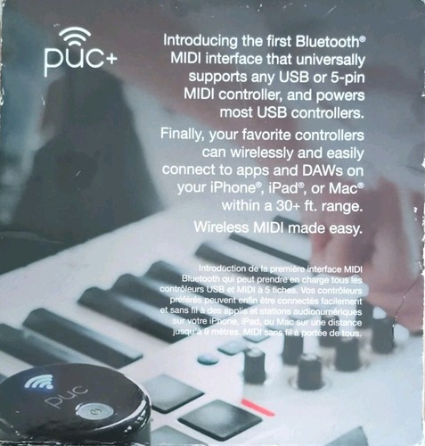 Zivix Puc+ Wireless Universal Bluetooth Midi Interface for iPad, iPhone, Mac/iOS - Bild 6 von 10