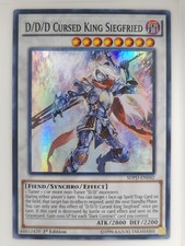 Yugioh! D/D/D Cursed King Siegfried - SDPD-EN042 - Super Rare - 1st Edition - LP
