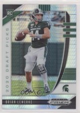 2020 Panini Prizm Draft Picks Rookies Hyper 67/75 Brian Lewerke #142 g6p