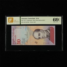 2018 Venezuela Central Bank 10 Bolivares Pick#103