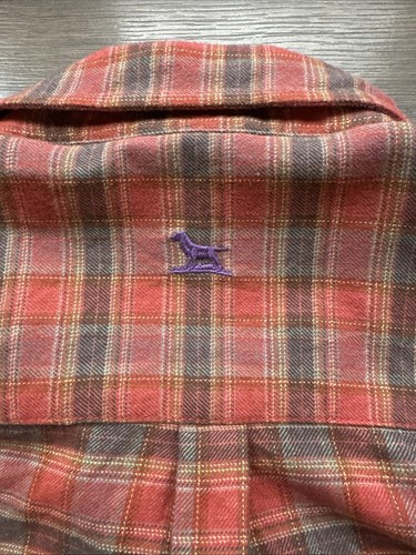 Camisa de franela de corte transversal para hombre mediana a cuadros - Imagen 5 de 5