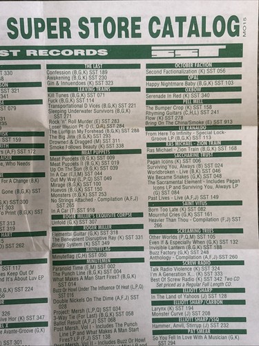 Descendents Milo Goes To College Cassette Tape  Punk Rock  SST MAIL CATALOG 👀 - Picture 10 of 13