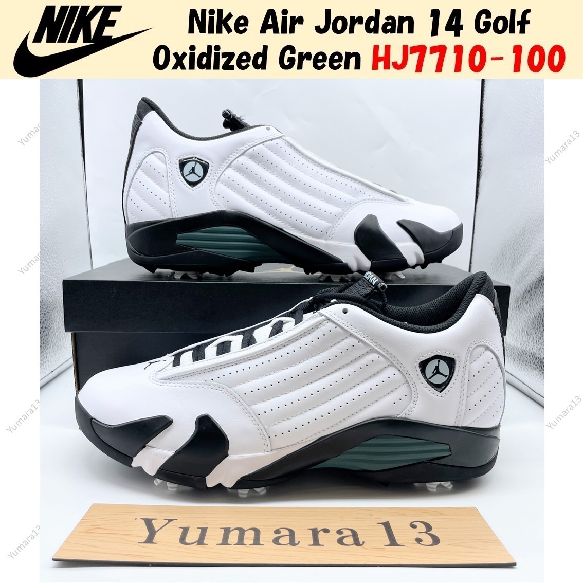 Nike Air Jordan 14 Golf Oxidized Green HJ7710-100 Men's Size