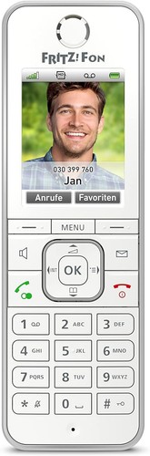 AVM FRITZ!Fon C6 Zusatz-Mobilteil wei? ACC NEU - Zdjęcie 3 z 6