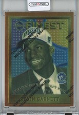 1995-96 Topps Finest Kevin Garnett 115 With Coating Rc