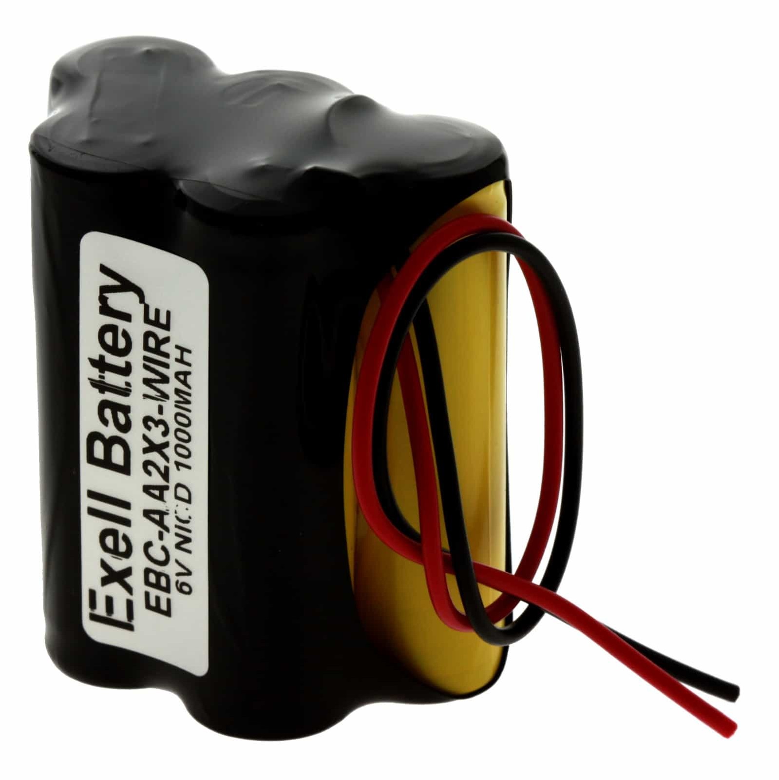 2x 6V 1000mAh NiCD Battery Pack w/  5"  wires For Search Lighting, Power Tools
