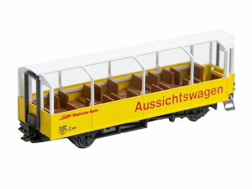 Kato 5253-2 - Personenwagen Offener Aussichtswagen B2101 Rhätische Bahn - Spur N