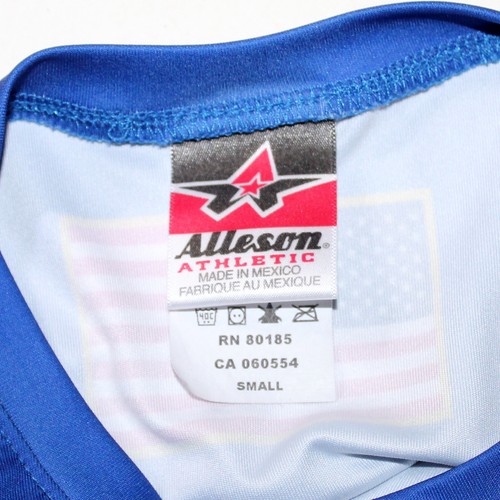 Philadelphia Phillies 10 Tshirt Small S Alleson Athletic MLB Baseball blue red - Picture 3 of 8