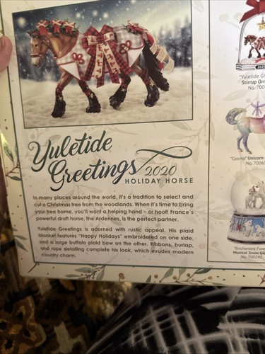2020 Holiday Horse Yuletide Greetings No. 700123 Traditional Size - Picture 8 of 14