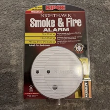New Sealed KIDDE NIGHTHAWK Smoke & Fire Alarm Smoke Detector Model #0916LLN
