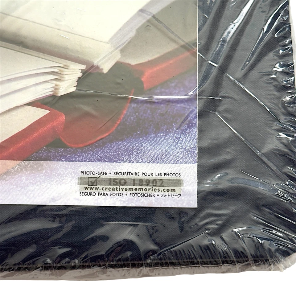 Álbum Creative Memories Flex Bisagra Azul Marino con Páginas Naturales 7x7 y Protectores de Página Foto 4 de 4