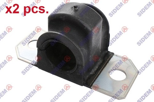 X2 PCS FRONT FITS BOTH SIDES STABILISER MOUNTING BUSH ANTI ROLL 803823 SIDEM - Picture 1 of 3