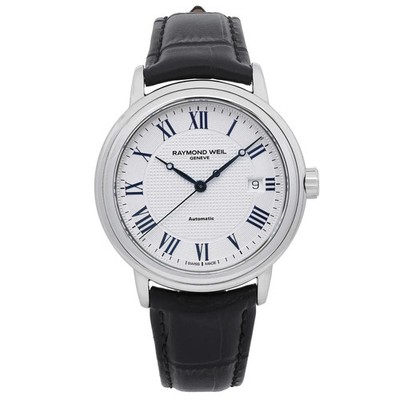 Raymond Weil Maestro 39mm Steel Silver Dial Mens Automatic Watch 2837-STC-00658