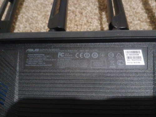 Asus AC2400 4x4 1GB Router RT-AC87R W/ Power Cord ~ TESTED - Picture 5 of 6