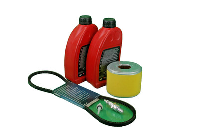 Wartungskit für Weber CR 6 mit Honda GX 390 Filter Öl Keil Riemen Zündkerze