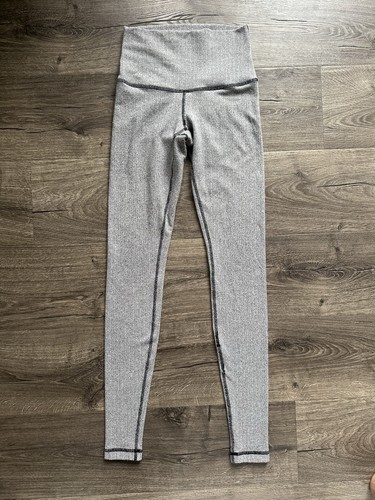 Lululemon Wunder Under Leggings 4 Heathered Herringbone W5G91S