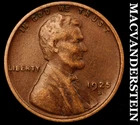 1925-S Lincoln Wheat Cent- Semi Key Better Date No Reserve #J5673