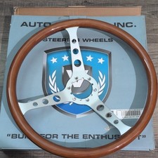 Vsw Auto Pro Usa 15 Corvette Steering Wheel Light Wood Satin Spoke New Open Box