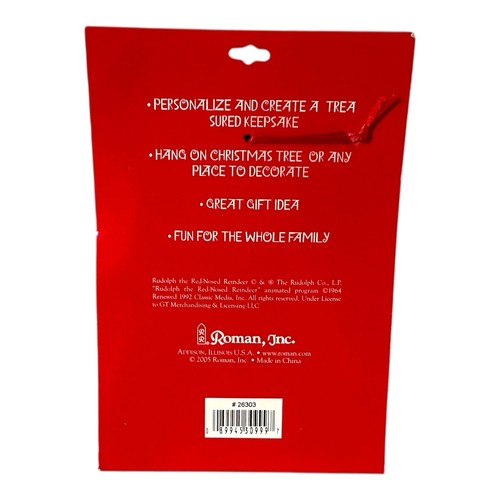 Rudolph The Rednose Reindeer Abominable Snowman 2005 adorno para personalizar - Imagen 4 de 6