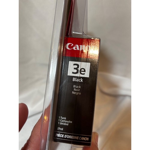 Cartucho de tinta de impresora negra Canon 3e BCI-3eBK paquete de 2 Pixma paquete doble nuevo sellado - Imagen 3 de 5
