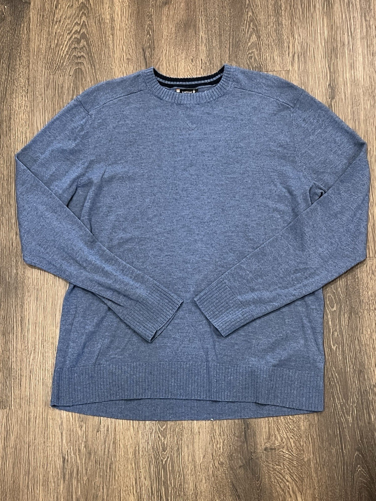 Smartwool Lightweight Wool Blend Crew Sweater Blu… - image 1