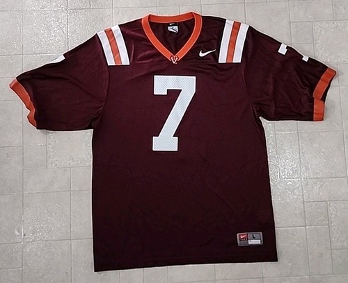 Vintage Virginia Tech Nike Football Jersey Blank #7 (Michael Vick)