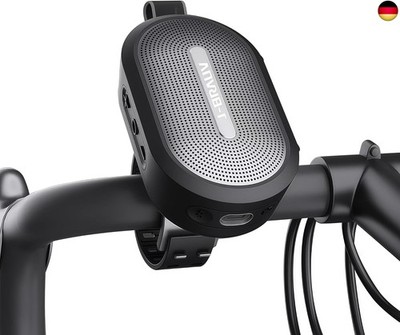 Fahrrad Tragbarer Bluetooth-Lautsprecher, Mini Musikbox Bluetooth 5.3 Box mit