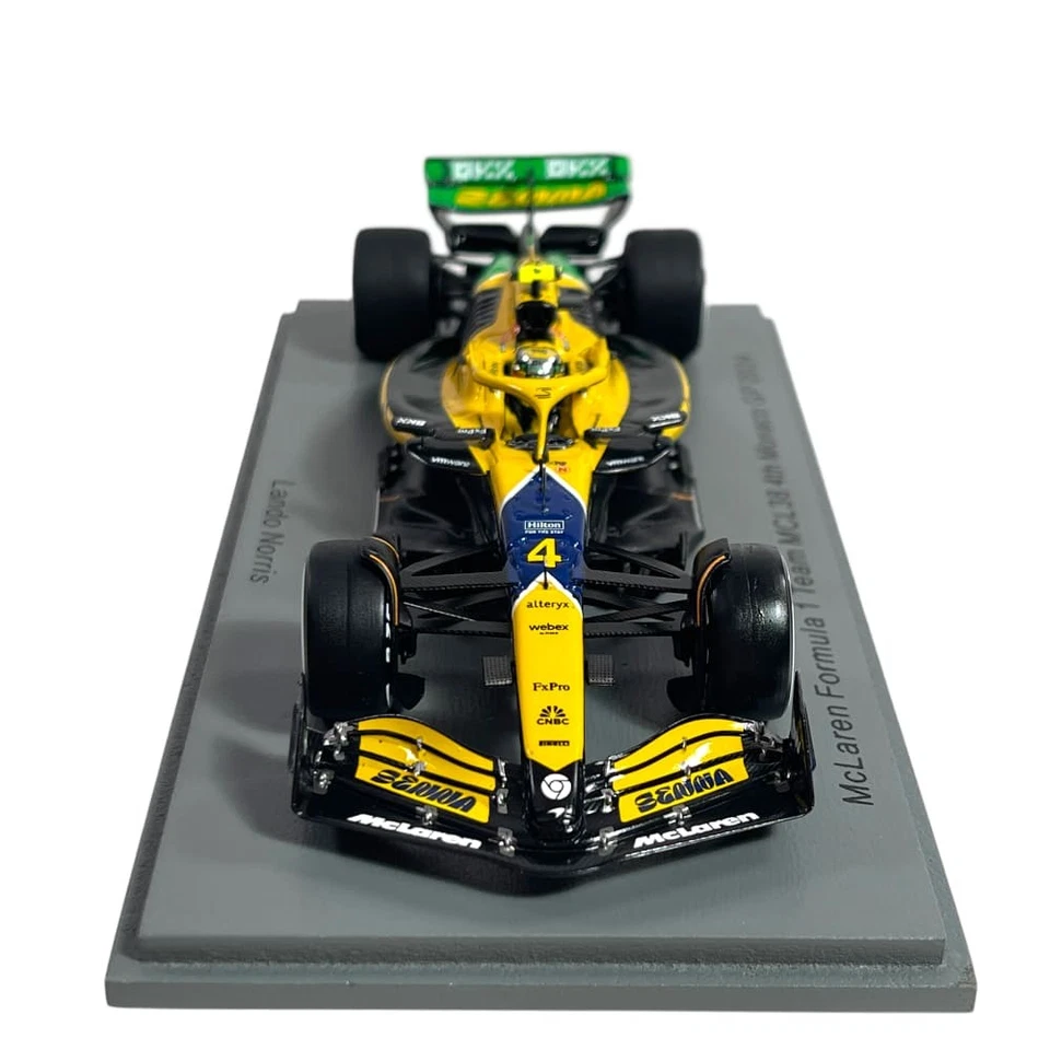 Modellino F1 Spark 1/43 McLaren MCL38 Lando Norris #4 4th Monaco GP 2024 - Immagine 2 di 4