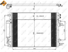 Fits NRF 35626 CONDENSER, AIR CONDITIONING   DE Stock