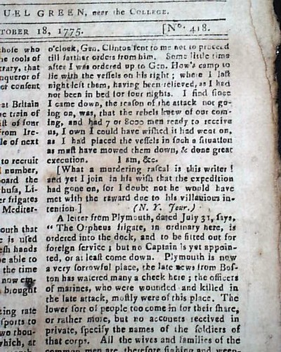 GEORGE WASHINGTON Commander in Chief Revolutionary War 1775 American Newspaper - Picture 7 of 14