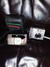 Vintage Cameras Lot, Fuji And Canon, For Parts