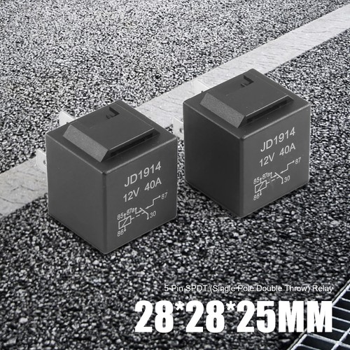 10 Piezas Interruptor de Relé de 5 12V (SPDT) (30/40 Amperios) Relé A4606 - Imagen 5 de 7