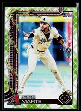 2025 Topps Holiday #H43 Ketel Marte Green Holiday Plaid