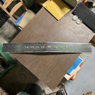 #ad 1966 66 PONTIAC BEAUMONT SPORT DELUXE USED GM TAIL PANEL TRIM MOLDING OEM $119.00