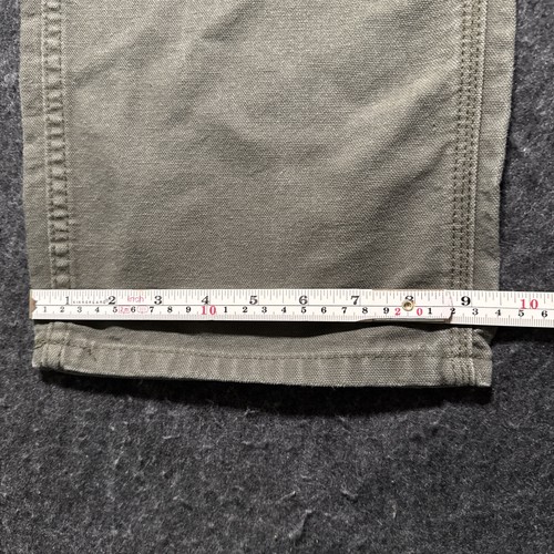 Carhartt Loose Fit Utility Pants Mens 31X32 Moss Green B11-MOS Cargo Vtg Canvas - Picture 12 of 16