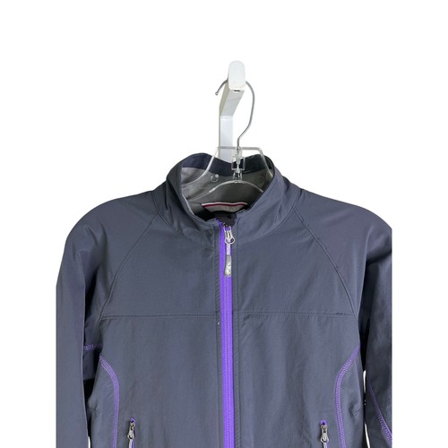 Rab Sawtooth Jacket Women S Gray Softshell Full Zip Windbreaker Outdoorsy Hiking - Picture 4 of 11