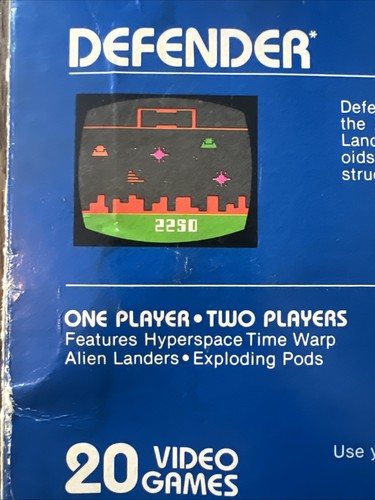 1982 DEFENDER - Atari Video Arcade Game - Original Box & Atari Force Comic #1 - Picture 11 of 24