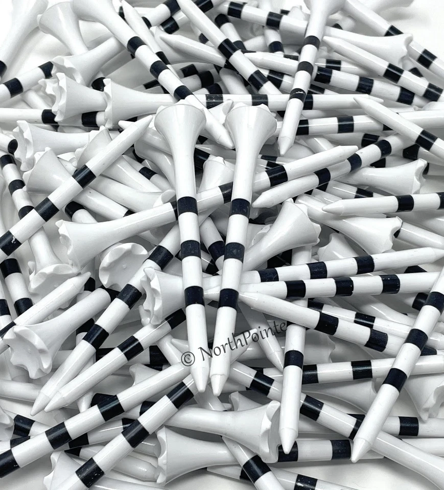 NorthPointe Golf Tees 3 1/4” or 2 3/4" Plastic Golf Tees - Closeout Sale!