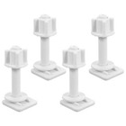  4 Pcs Toilettensitz-Ersatzteile Befestigungsschrauben Für Toilettensitze