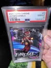 2024 Topps Chrome - Finesse Jayden Daniels #F-3 Pink Refractor (RC)