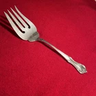 Rose Cascade by Reed & Barton Sterling Silver Cold Meat Serving Fork 8.5"