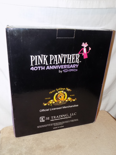 PINK PANTHER CLOCK WITH PINK NEON LIGHT, BY SHAG, WORKS RARE - Picture 4 of 5