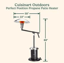 CUISINART – PERFECT POSITION PROPANE PATIO HEATER