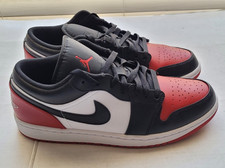 Nike Men's Air Jordan 1 Low OG Sneaker Red Black Bred Retro Chicago Bulls 11