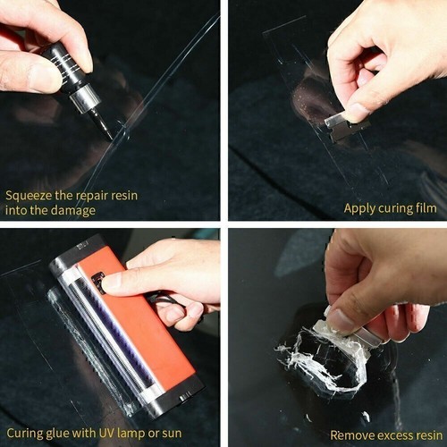 Car Parts Glass Repair Fluid Car Accessories Windshield Resin Crack Repair Tools - Picture 10 of 12