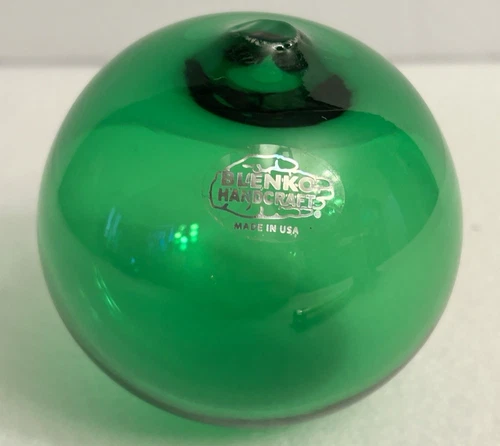 Blenko Float Ball Green Blenko Glass float ball