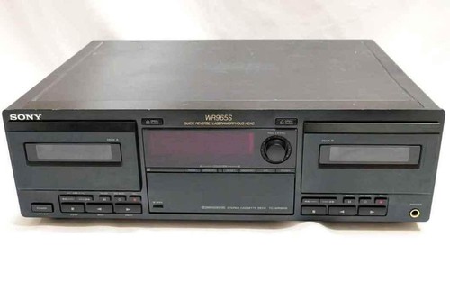 Sony TC-WR965S W Kassettendeck Hersteller bestes Modell schwarz gebraucht aus Japan - Bild 23 von 24