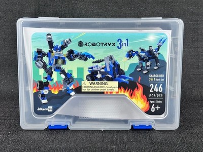 Robotryx Snabglider 3 in 1 Block Set 246 pcs Ages 7+ JitteryGit Building Set NEW